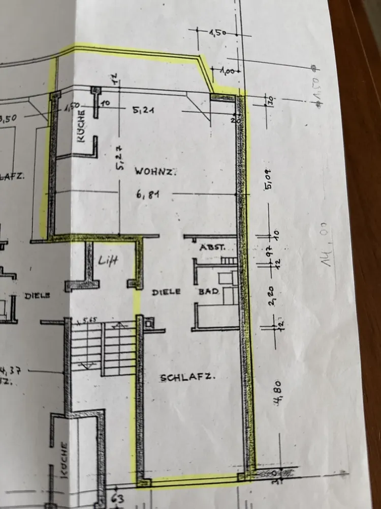 3 Zimmer Wohnung mit 65 m² in Düsseldorf – Bild 2