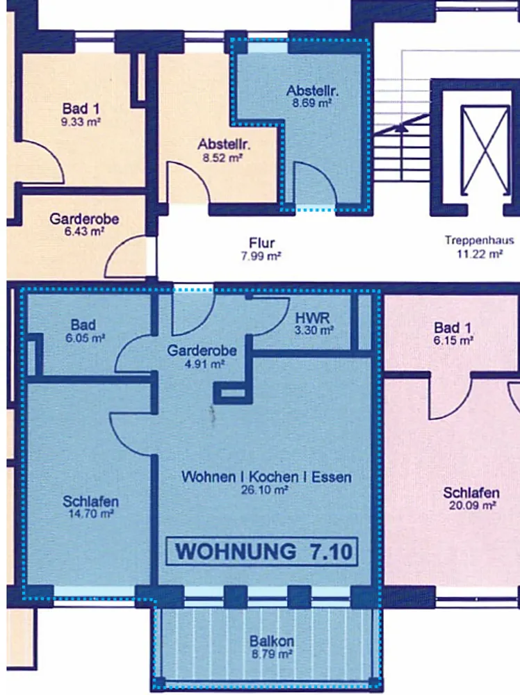 2 room apartment with 57 m² in Bremerhaven – Photo 8