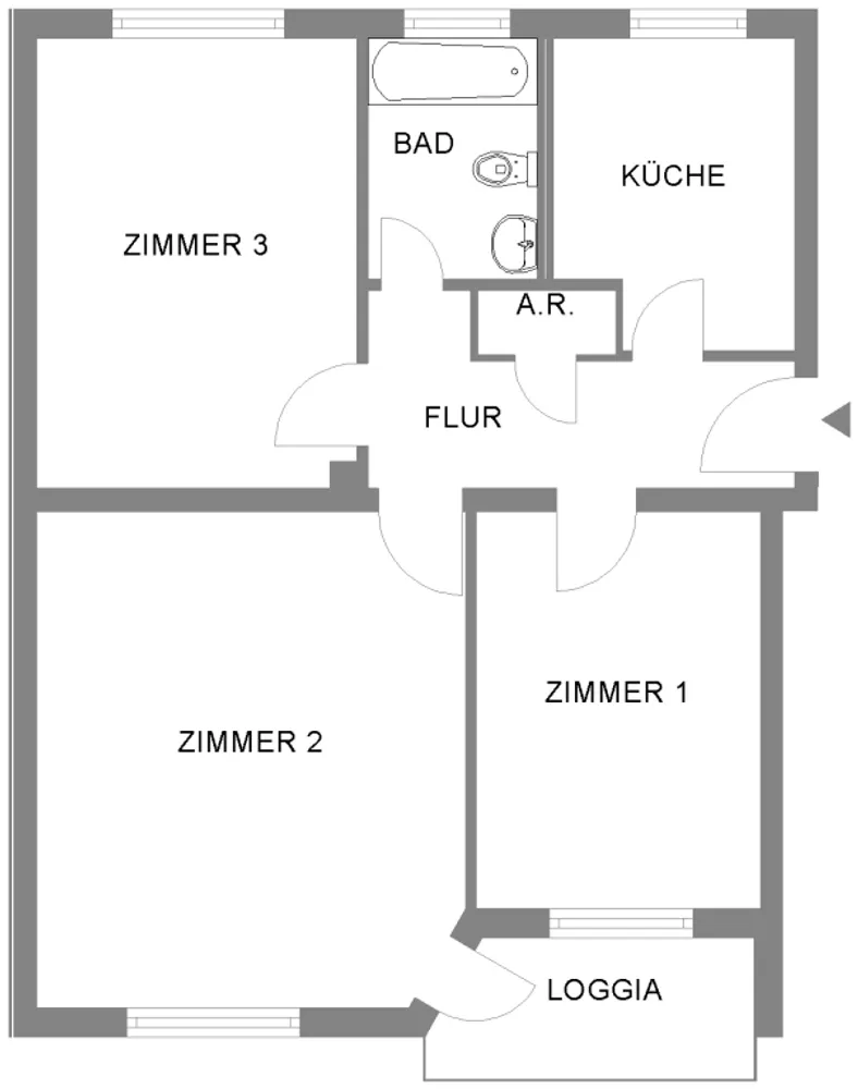 3 room apartment with 69 m² in Brunswick – Photo 8