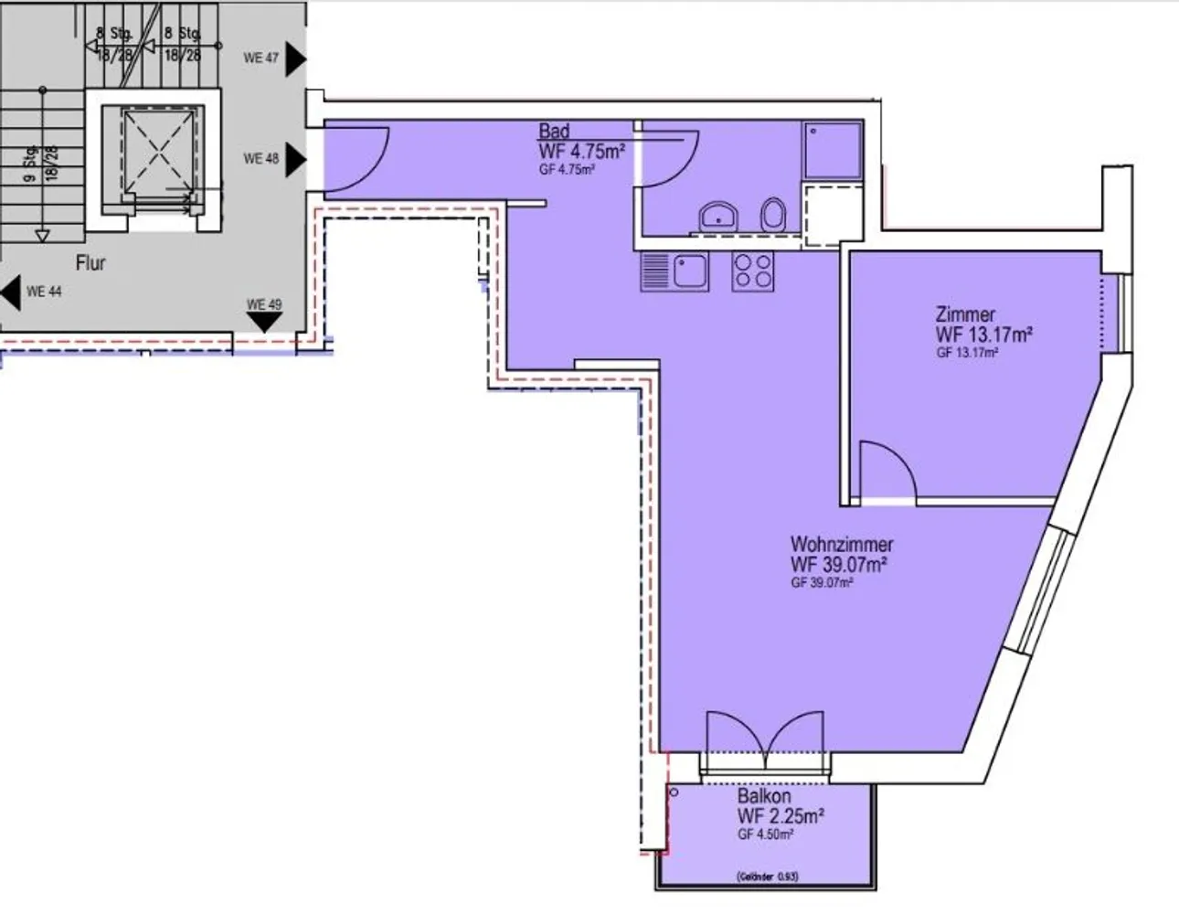 2 Zimmer Wohnung mit 59 m² in Hamburg – Bild 8