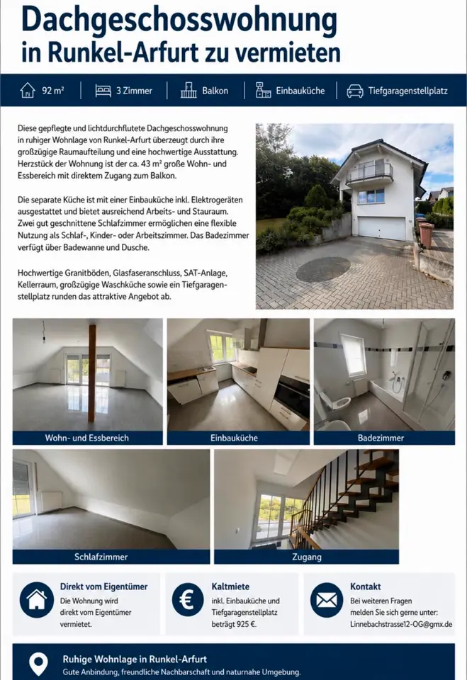 3 room apartment with 75 m² in Limburg an der Lahn – Photo 9