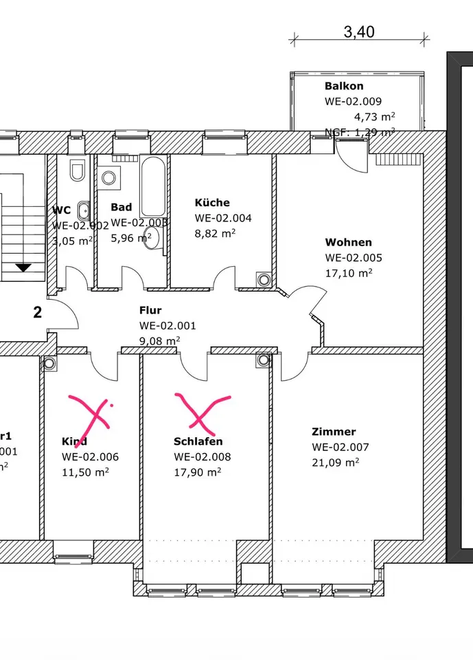 2 Zimmer Wohnung mit 30 m² in Augsburg – Bild 8
