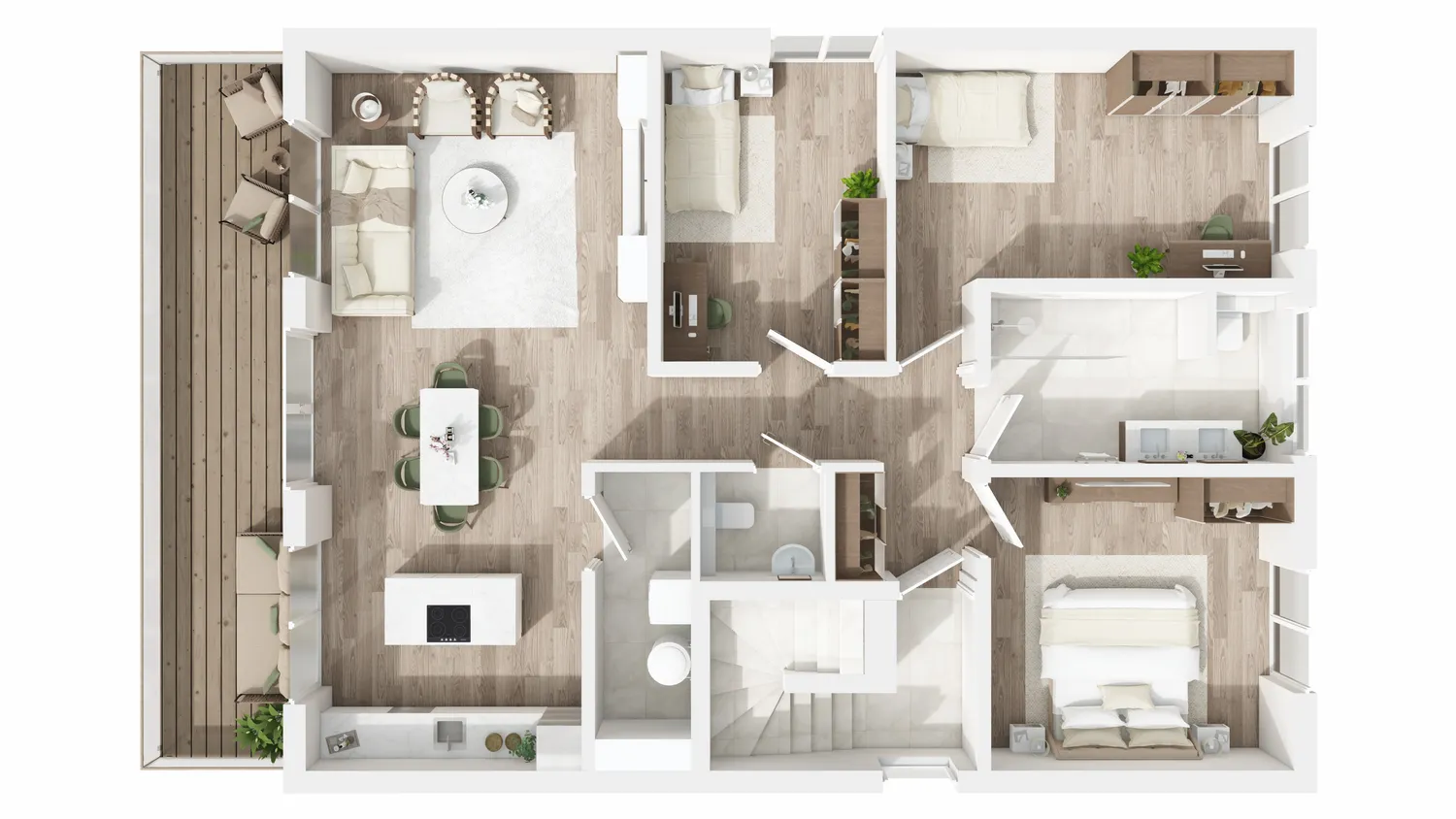 4 Zimmer Wohnung mit 115 m² in Bergheim – Bild 1