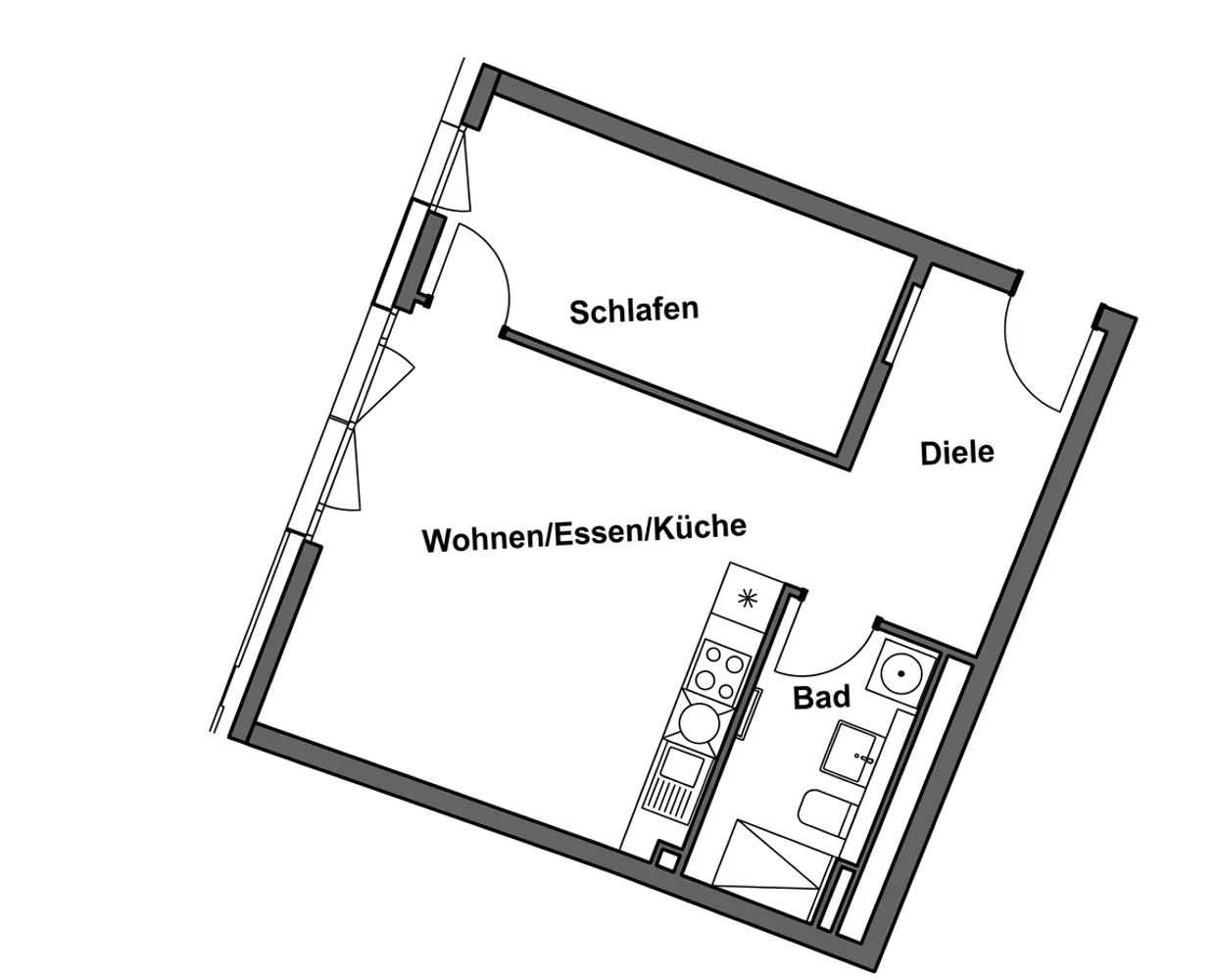 2 Zimmer Wohnung mit 49 m² in Nürnberg – Bild 8