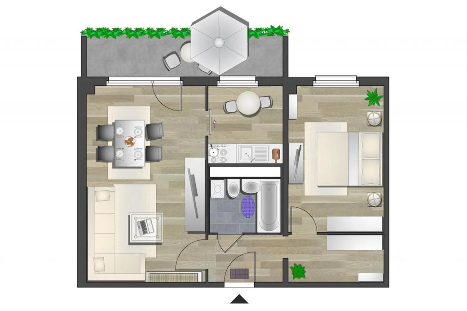 2 Zimmer Wohnung mit 53 m² in Chemnitz – Bild 5