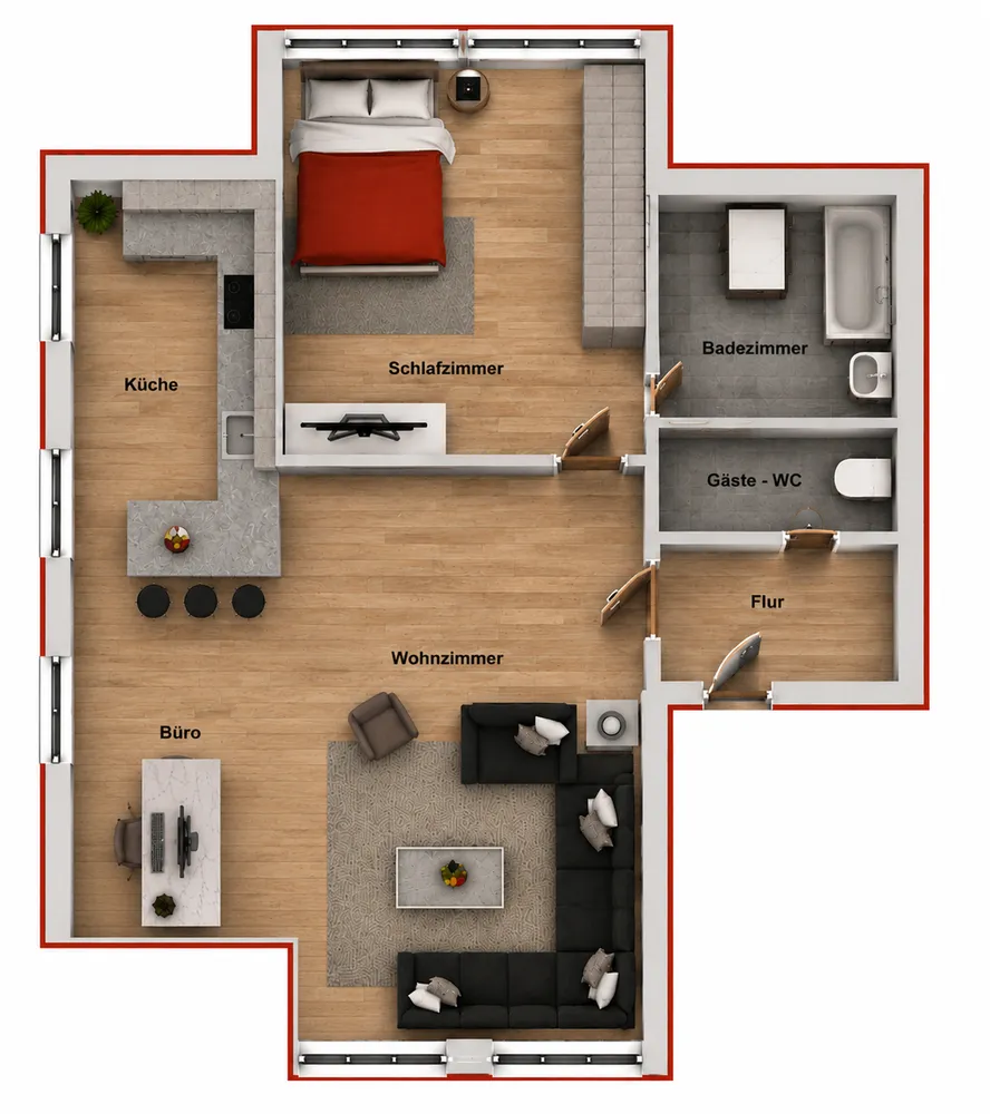3 Zimmer Wohnung mit 76 m² in Mülheim an der Ruhr – Bild 5