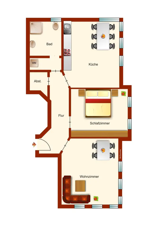 3 Zimmer Wohnung mit 84 m² in Radebeul – Bild 5