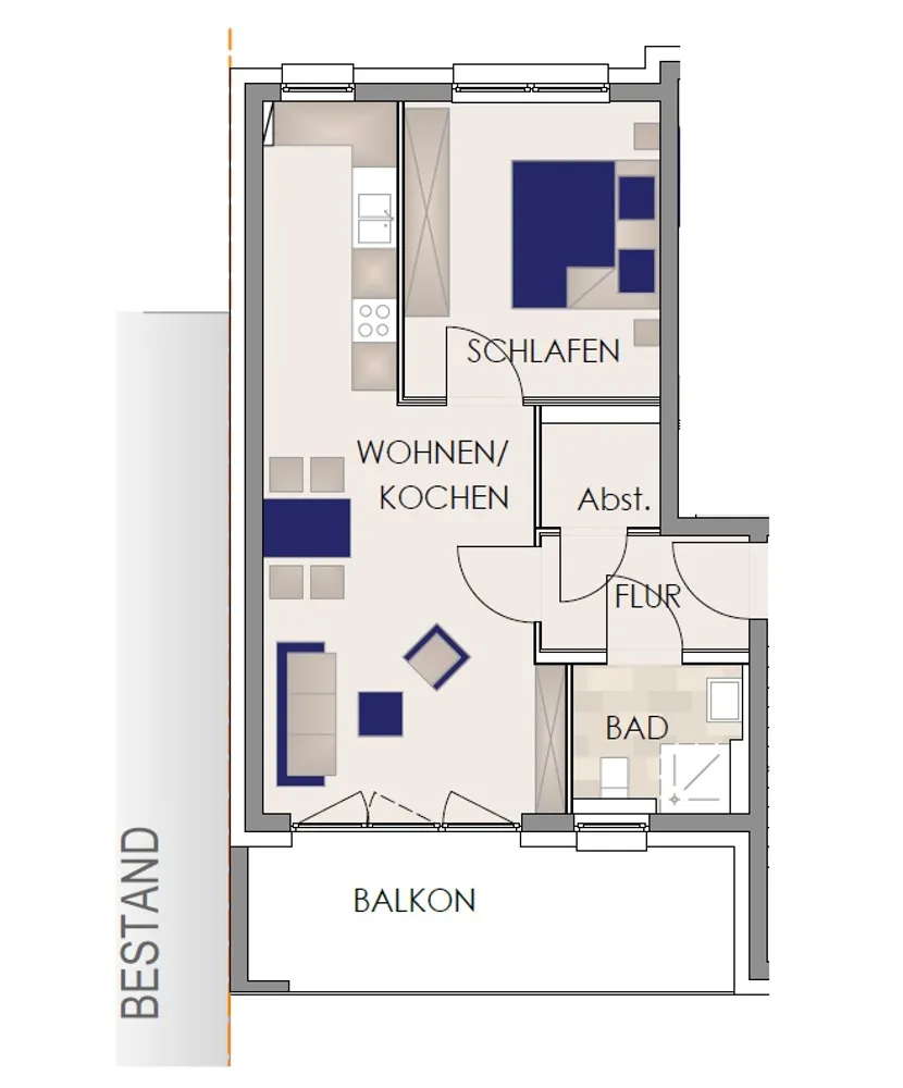 2 Zimmer Wohnung mit 60 m² in Marburg – Bild 8