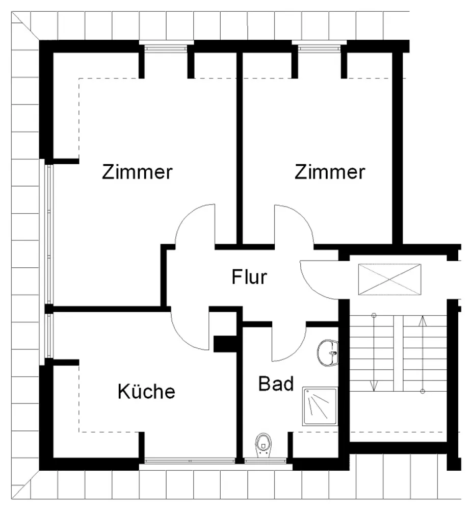 2 Zimmer Wohnung mit 53 m² in Osnabrück – Bild 2