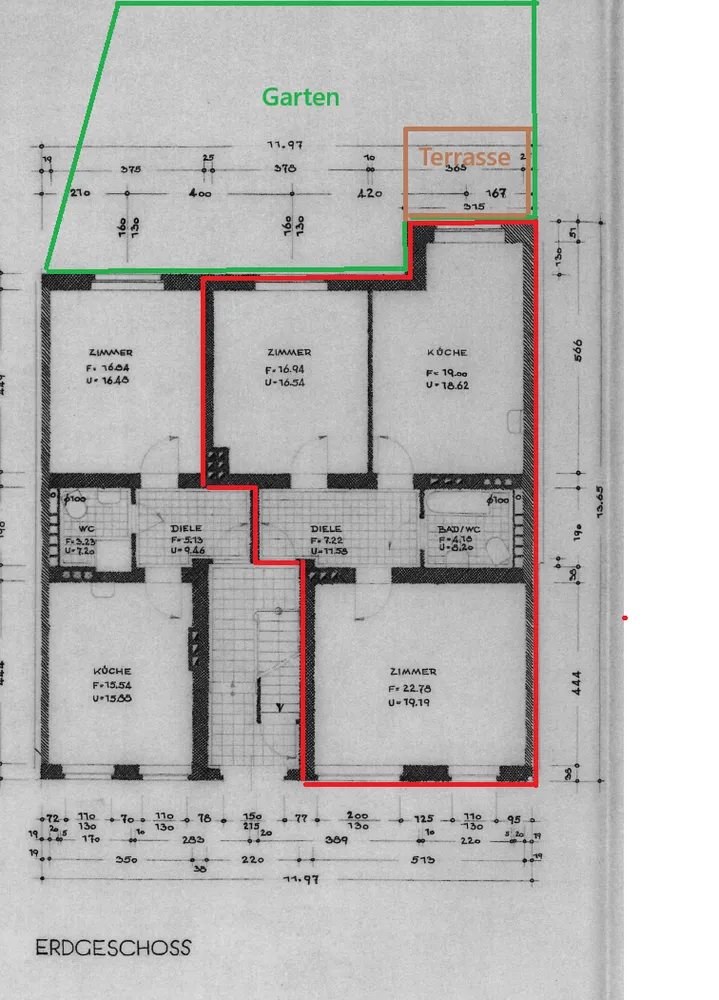 2 room apartment with 70 m² in Aachen – Photo 4