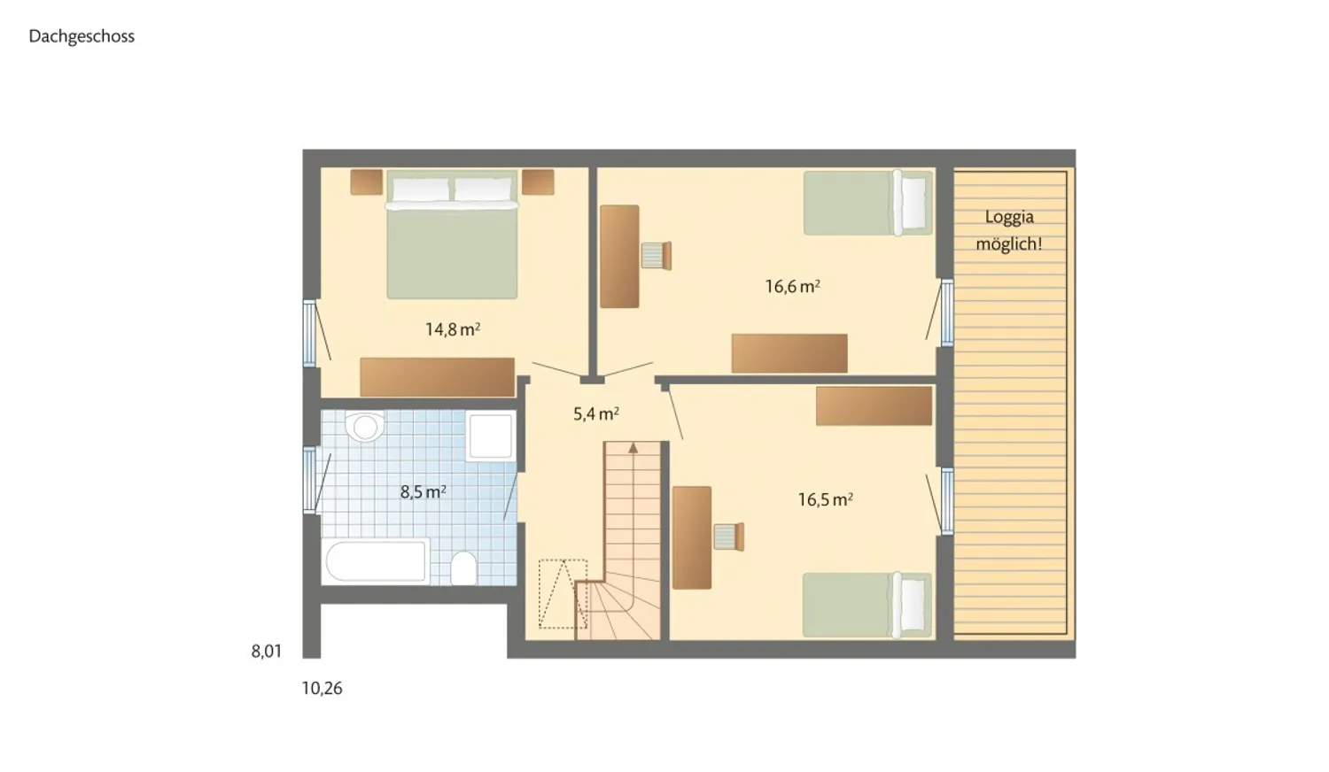4 Zimmer Haus mit 127 m² in Herten – Bild 4
