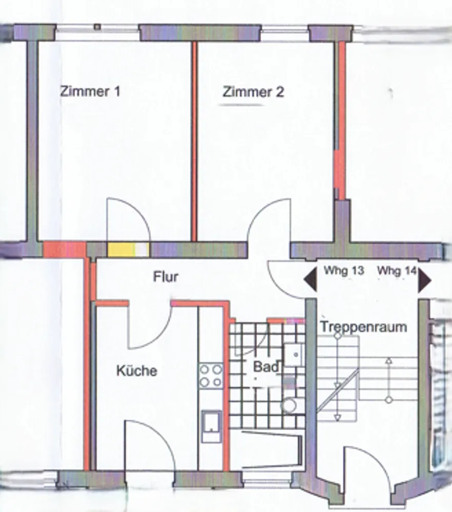 1 Zimmer Wohnung mit 30 m² in Münster – Bild 8
