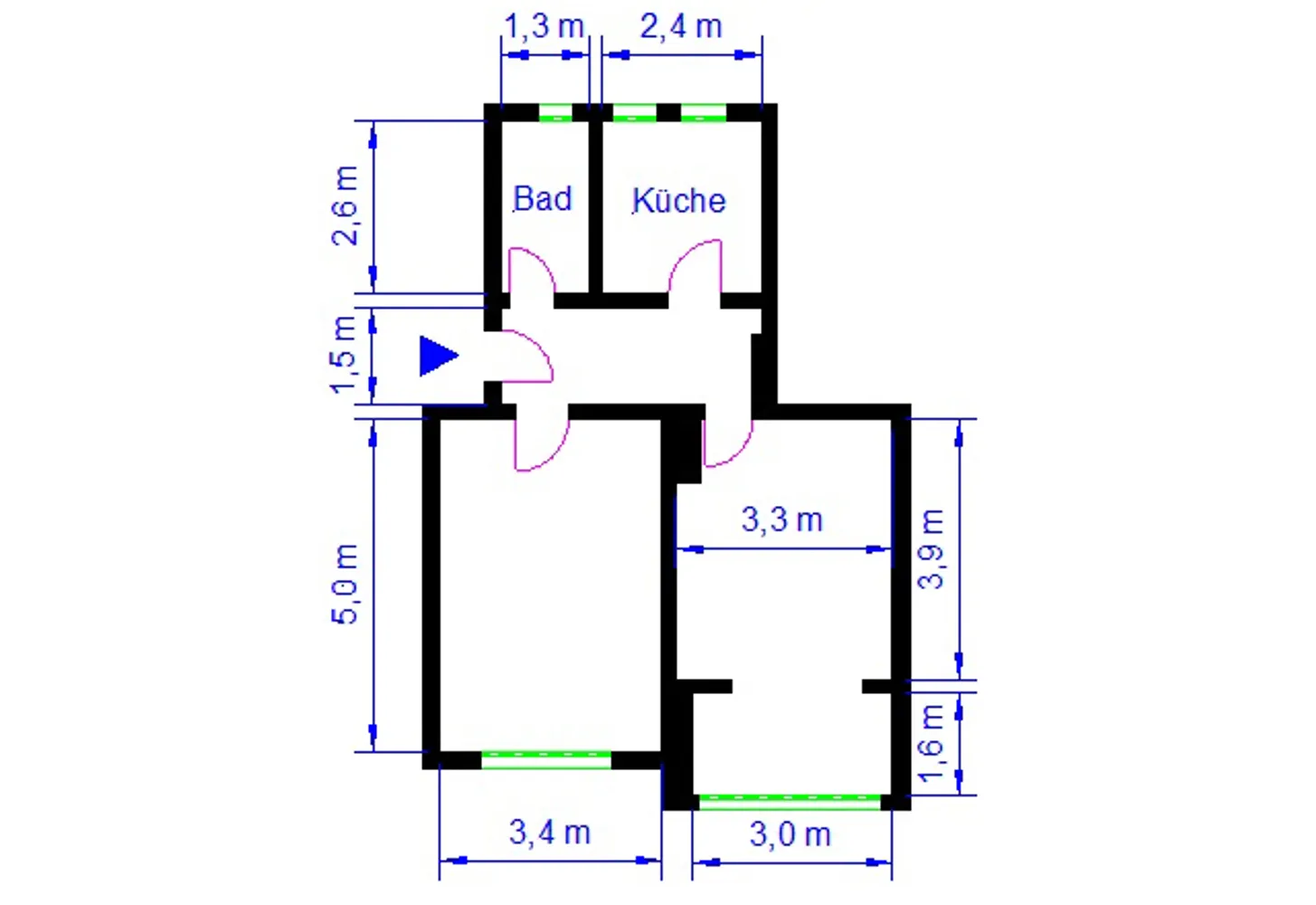 2 Zimmer Wohnung mit 47 m² in Magdeburg – Bild 7