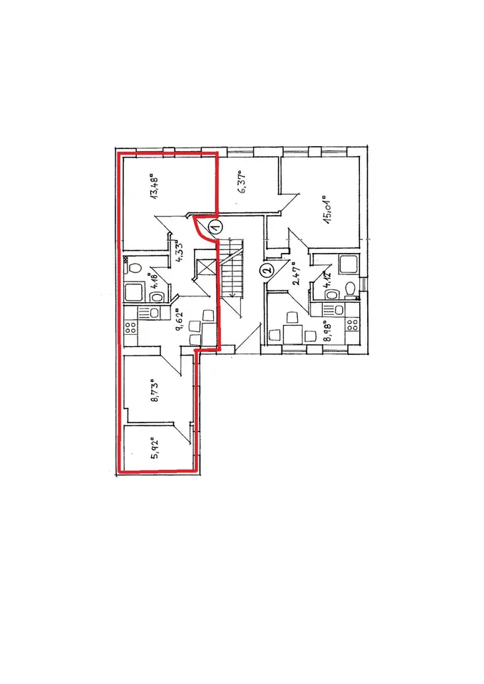 3 room apartment with 47 m² in Neubrandenburg – Photo 5