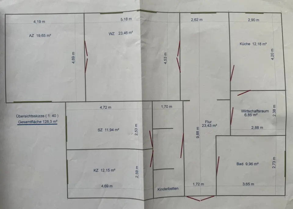 4 Zimmer Wohnung mit 128 m² in Greifswald – Bild 2
