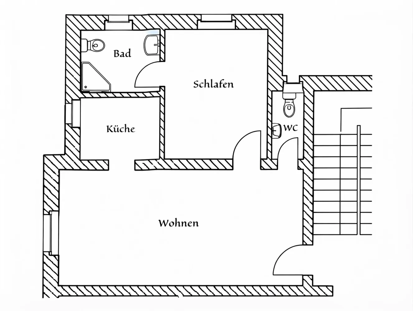 2 room apartment with 48 m² in Radebeul – Photo 3