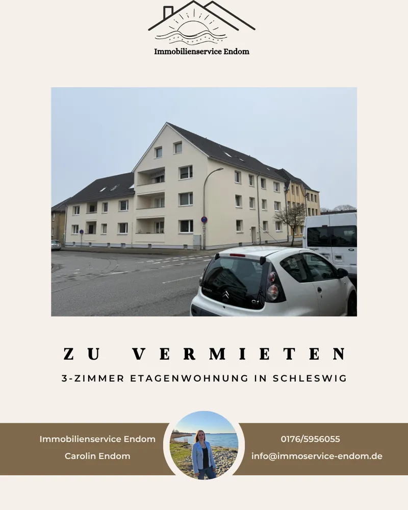 3 Zimmer Wohnung mit 60 m² in Schleswig – Bild 1