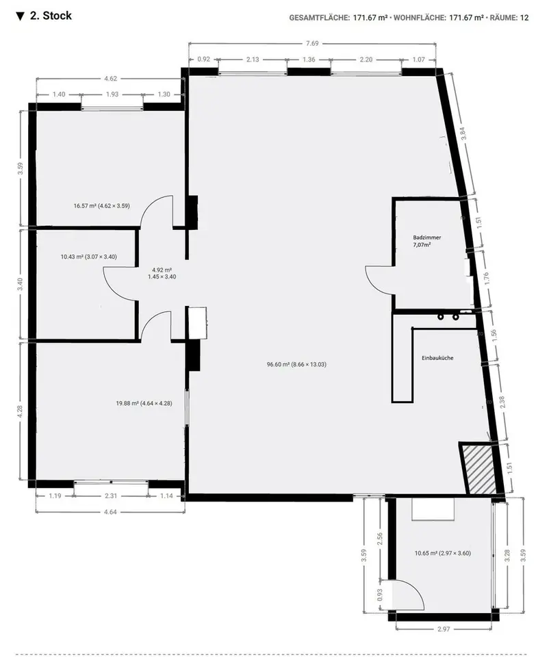 4 room apartment with 160 m² in Neubrandenburg – Photo 6