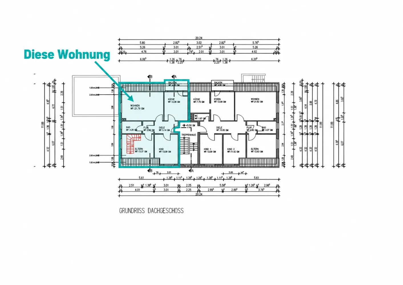 3 Zimmer Wohnung mit 72 m² in Oberhausen – Bild 3
