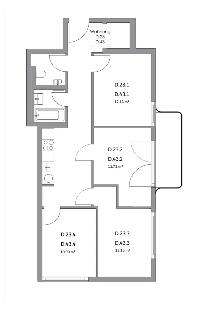 WG-Zimmer mit 12 m² in Berlin – Bild 5