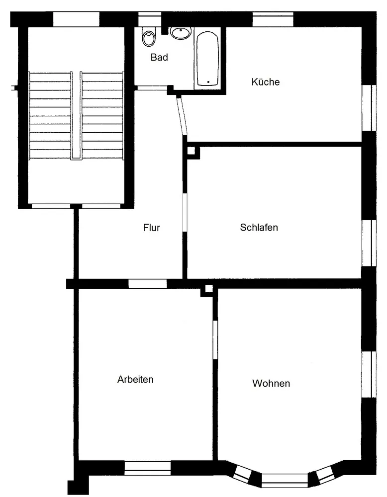 3 Zimmer Wohnung mit 70 m² in Augsburg – Bild 9