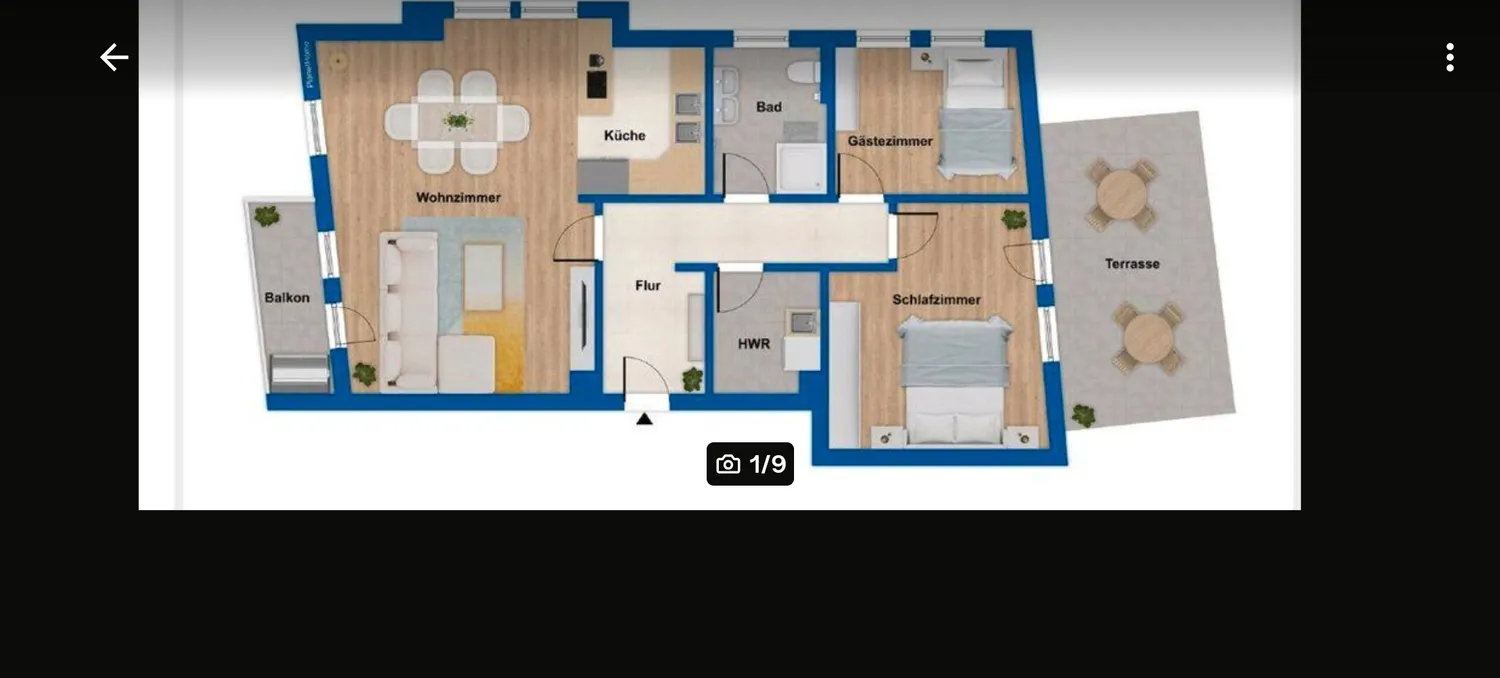 3 room apartment with 87 m² in Berlin – Photo 1
