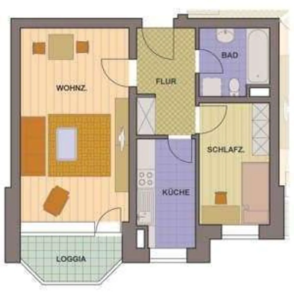 2 Zimmer Wohnung mit 48 m² in Hannover – Bild 9