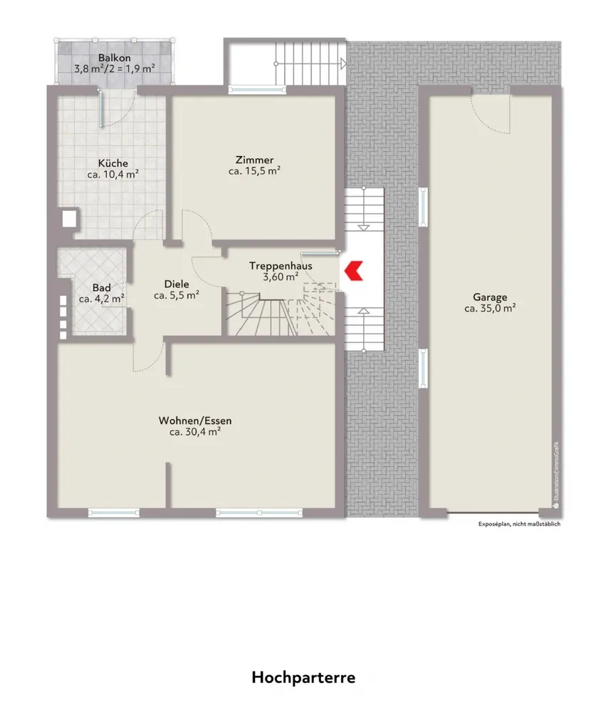 2 Zimmer Wohnung mit 70 m² in Bremen – Bild 8