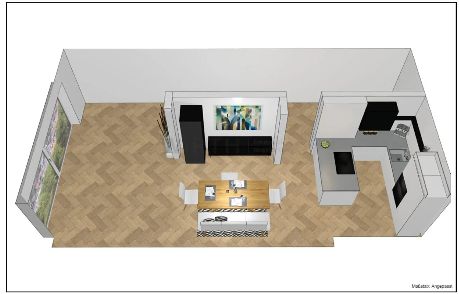 3 Zimmer Wohnung mit 102 m² in Kempten (Allgäu) – Bild 1