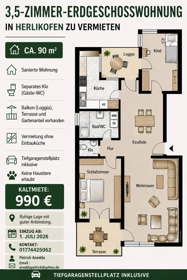 4 Zimmer Wohnung mit 89 m² in Schwäbisch Gmünd – Bild 5