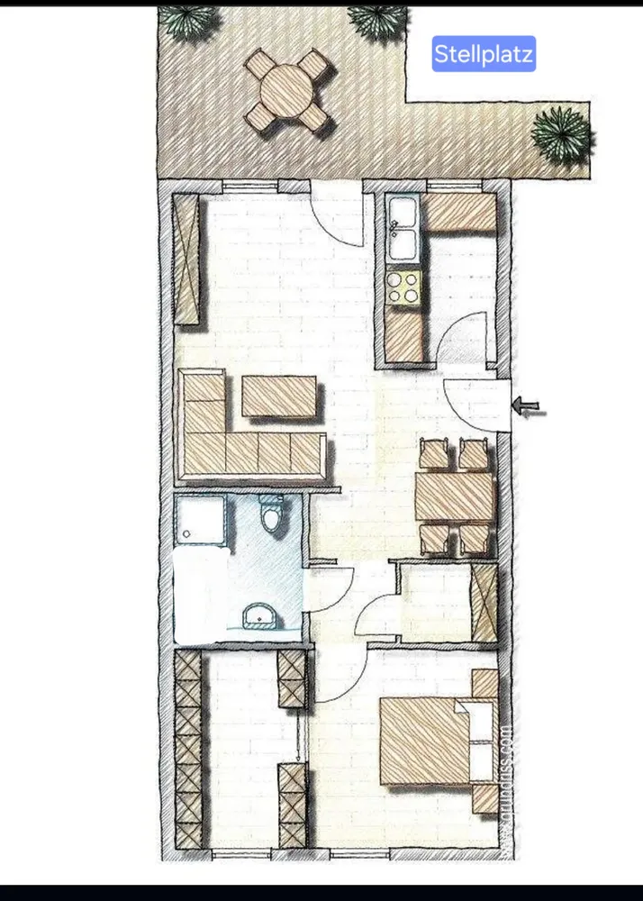 2 Zimmer Wohnung mit 61 m² in Nürnberg – Bild 3