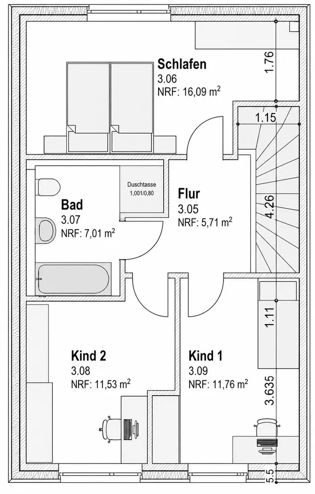 4 Zimmer Haus mit 104 m² in Neumünster – Bild 7