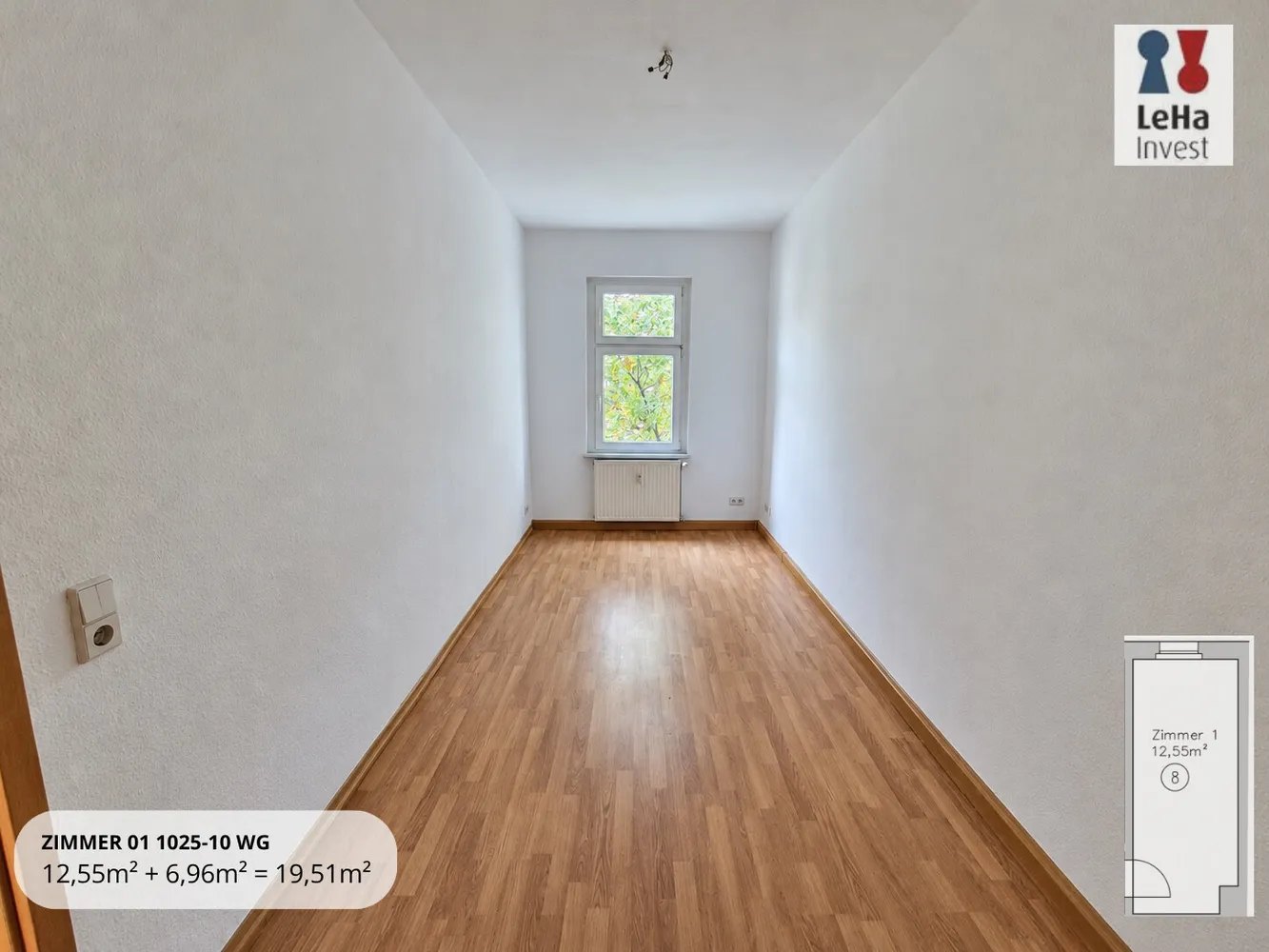 3 Zimmer Wohnung mit 16 m² in Leipzig – Bild 2