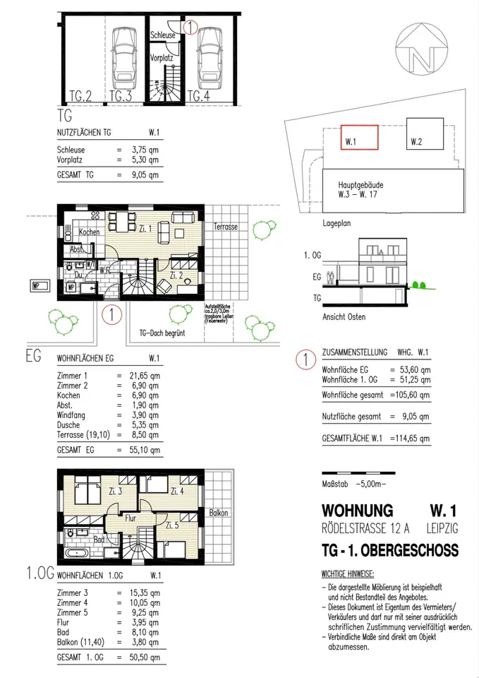 5 Zimmer Wohnung mit 106 m² in Leipzig – Bild 5