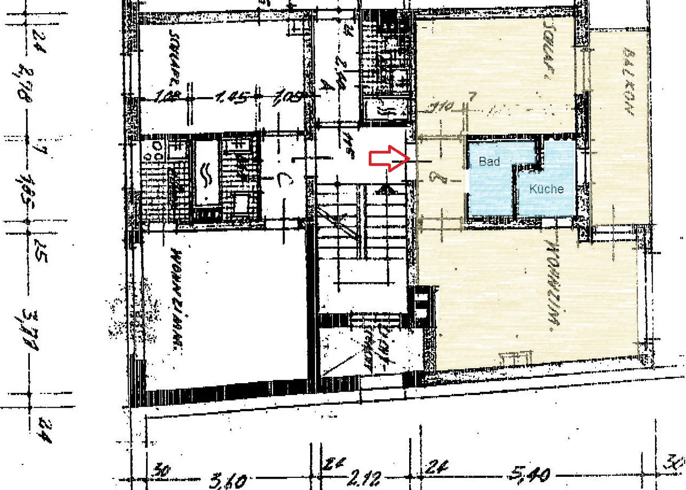 2 Zimmer Wohnung mit 34 m² in Hildesheim – Bild 2