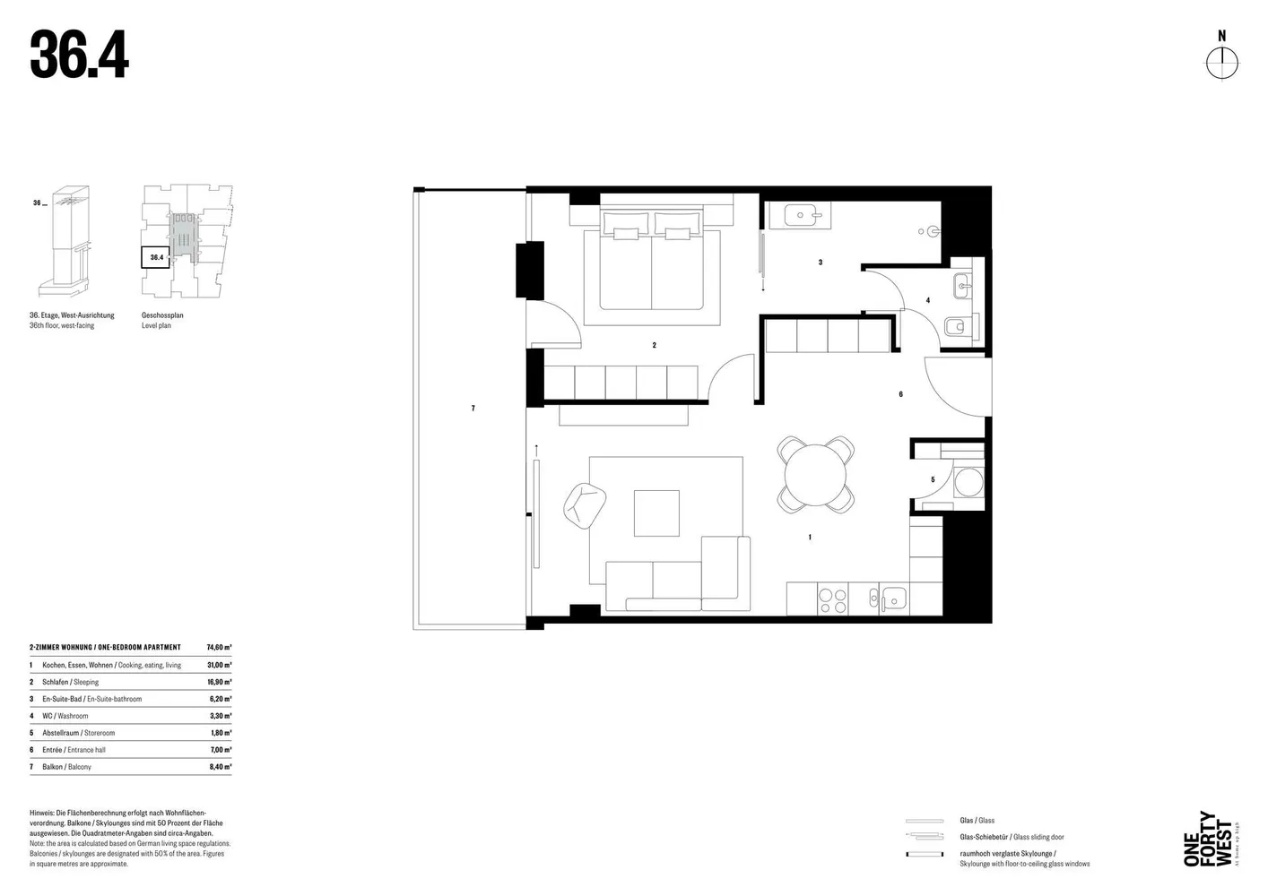 2 Zimmer Wohnung mit 75 m² in Frankfurt am Main – Bild 9