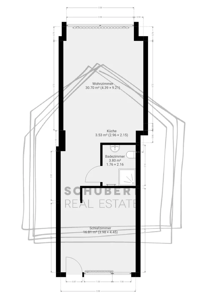 2 Zimmer Wohnung mit 53 m² in Düsseldorf – Bild 4