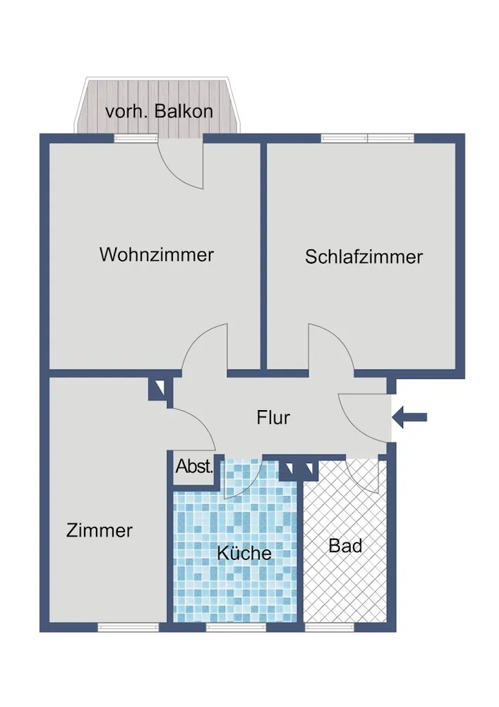 3 Zimmer Wohnung mit 59 m² in Kassel – Bild 5
