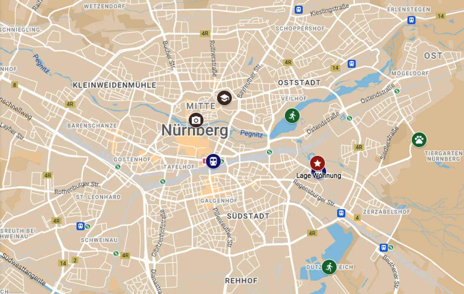 1 Zimmer Wohnung mit 39 m² in Nürnberg – Bild 4