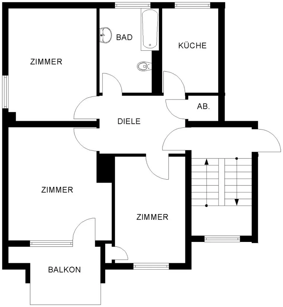 3 Zimmer Wohnung mit 67 m² in Bochum – Bild 2
