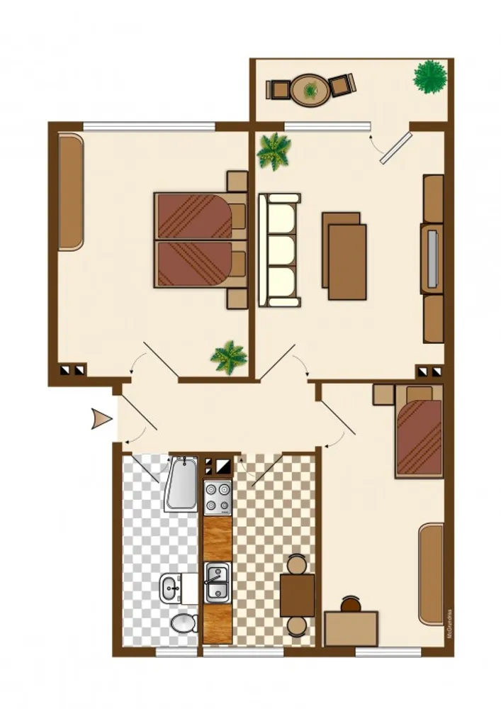 3 Zimmer Wohnung mit 60 m² in Cottbus – Bild 2