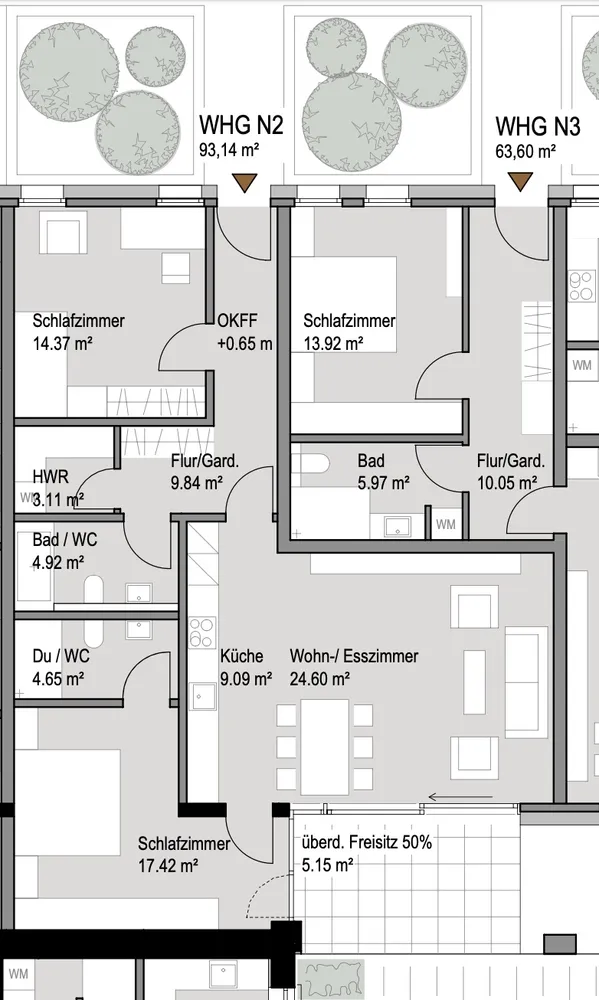 3 room apartment with 93 m² in Bielefeld – Photo 2