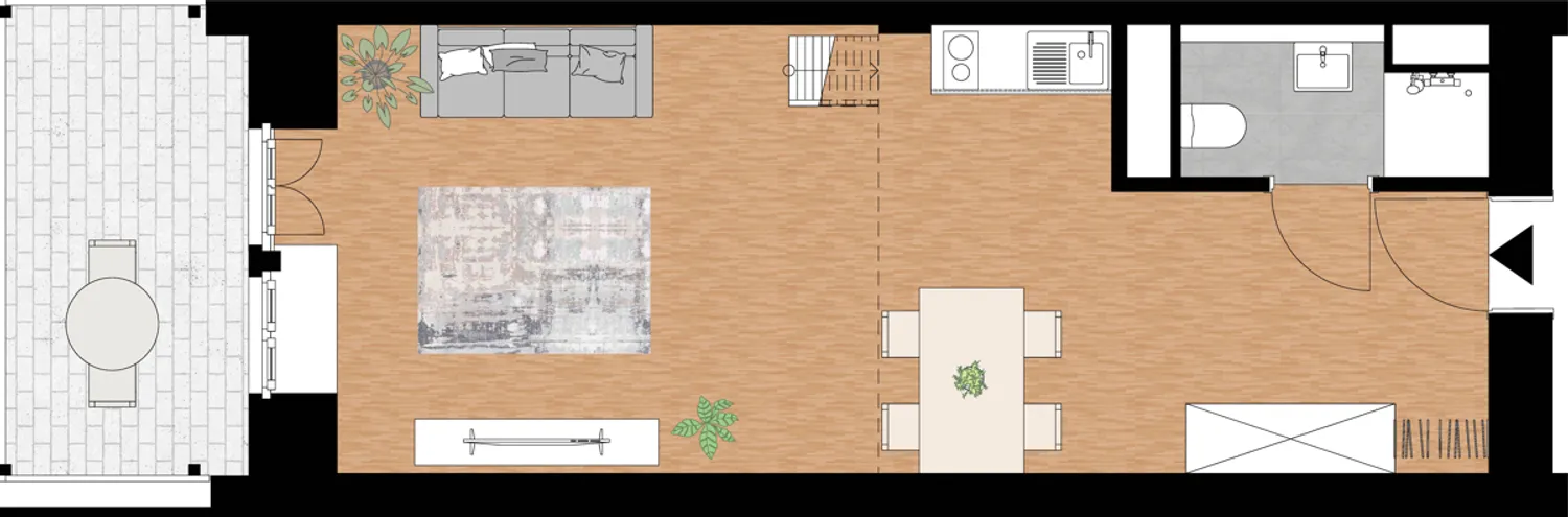 1 Zimmer Wohnung mit 50 m² in Aachen – Bild 4