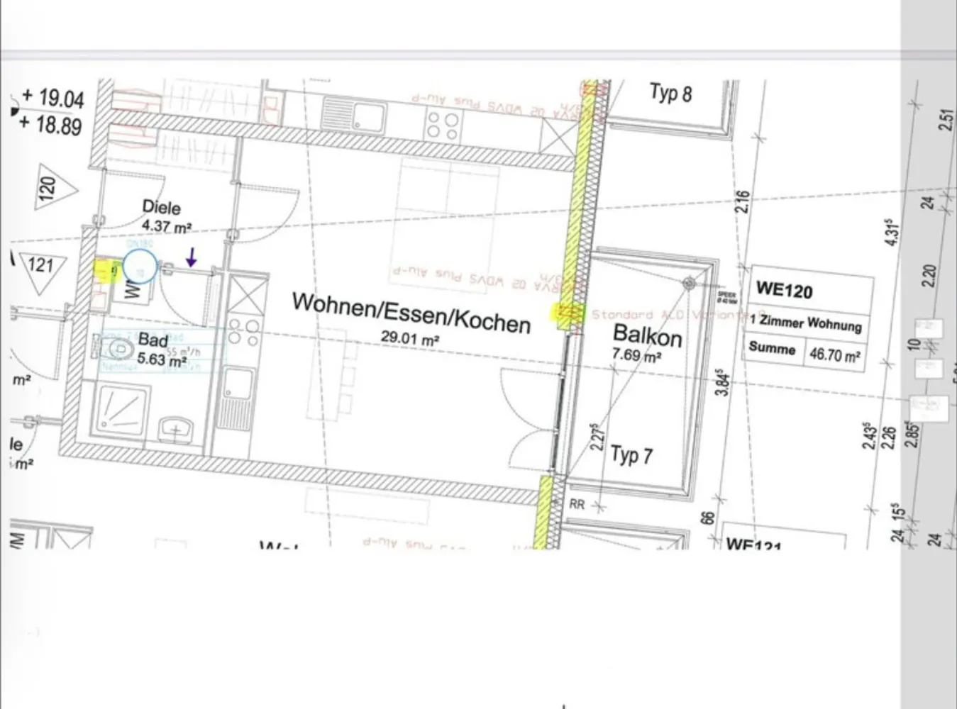 1 Zimmer Wohnung mit 43 m² in Frankfurt am Main – Bild 6