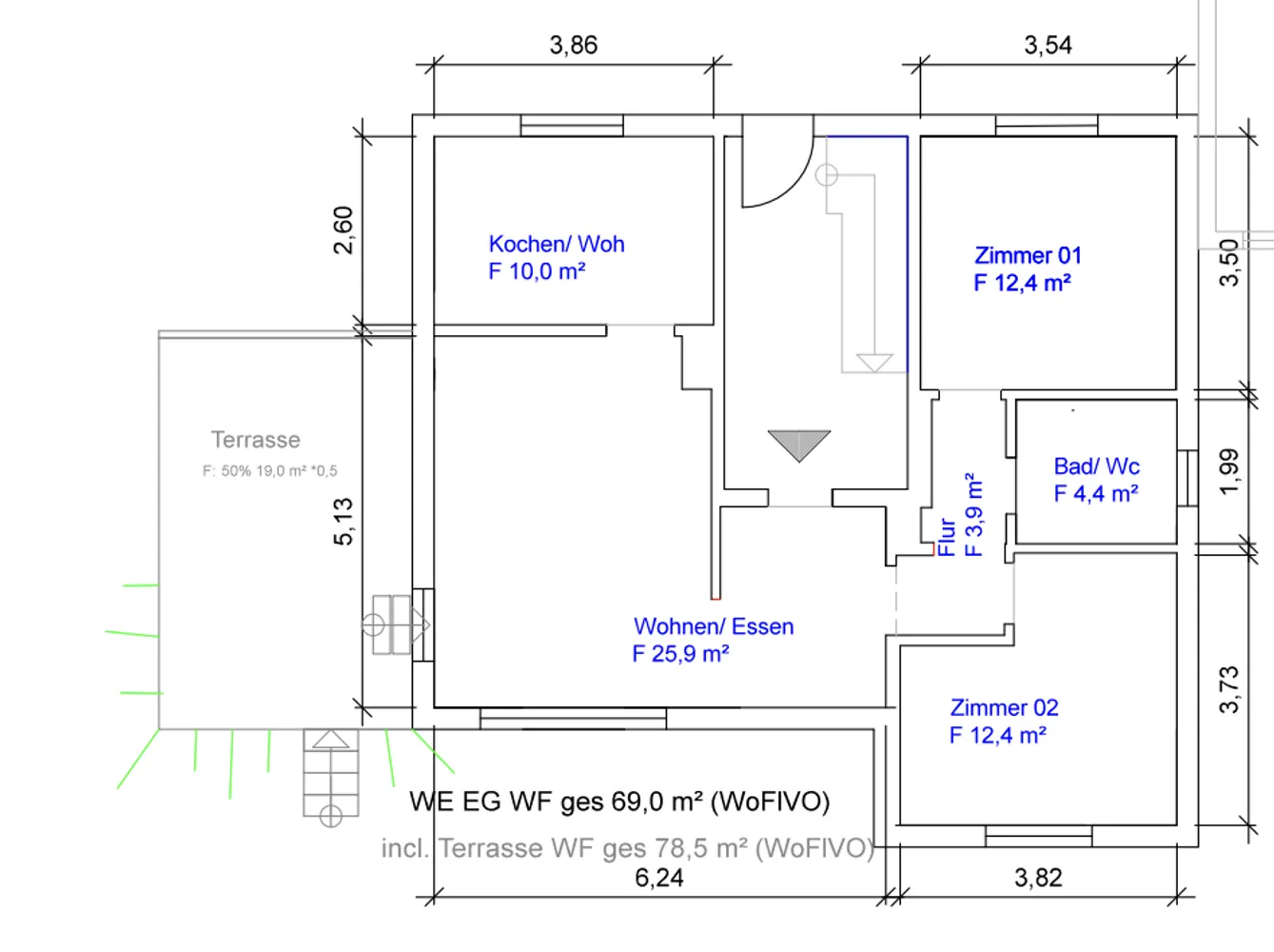 3 Zimmer Wohnung mit 69 m² in Kassel – Bild 11