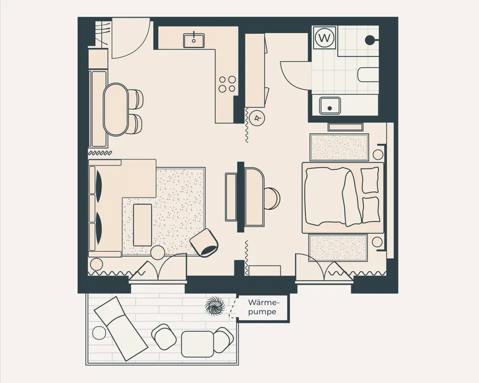 2 Zimmer Wohnung mit 54 m² in Magdeburg – Bild 9