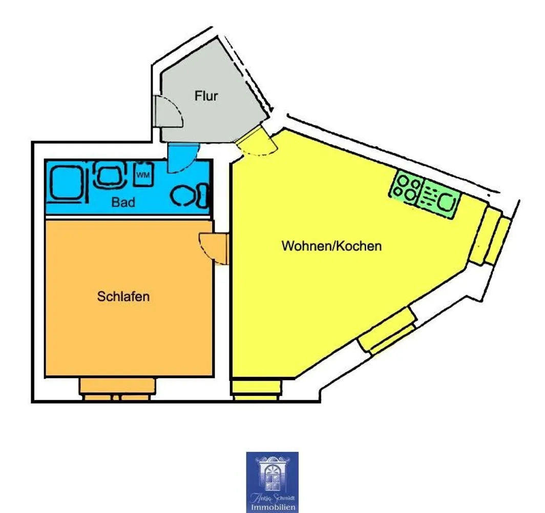 2 Zimmer Wohnung mit 50 m² in Riesa – Bild 9