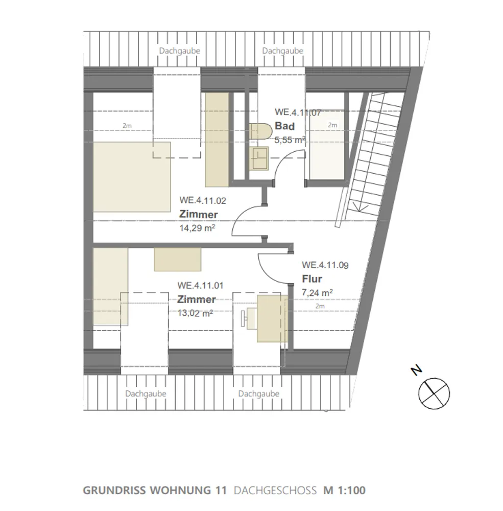 3 room apartment with 98 m² in Cologne – Photo 5