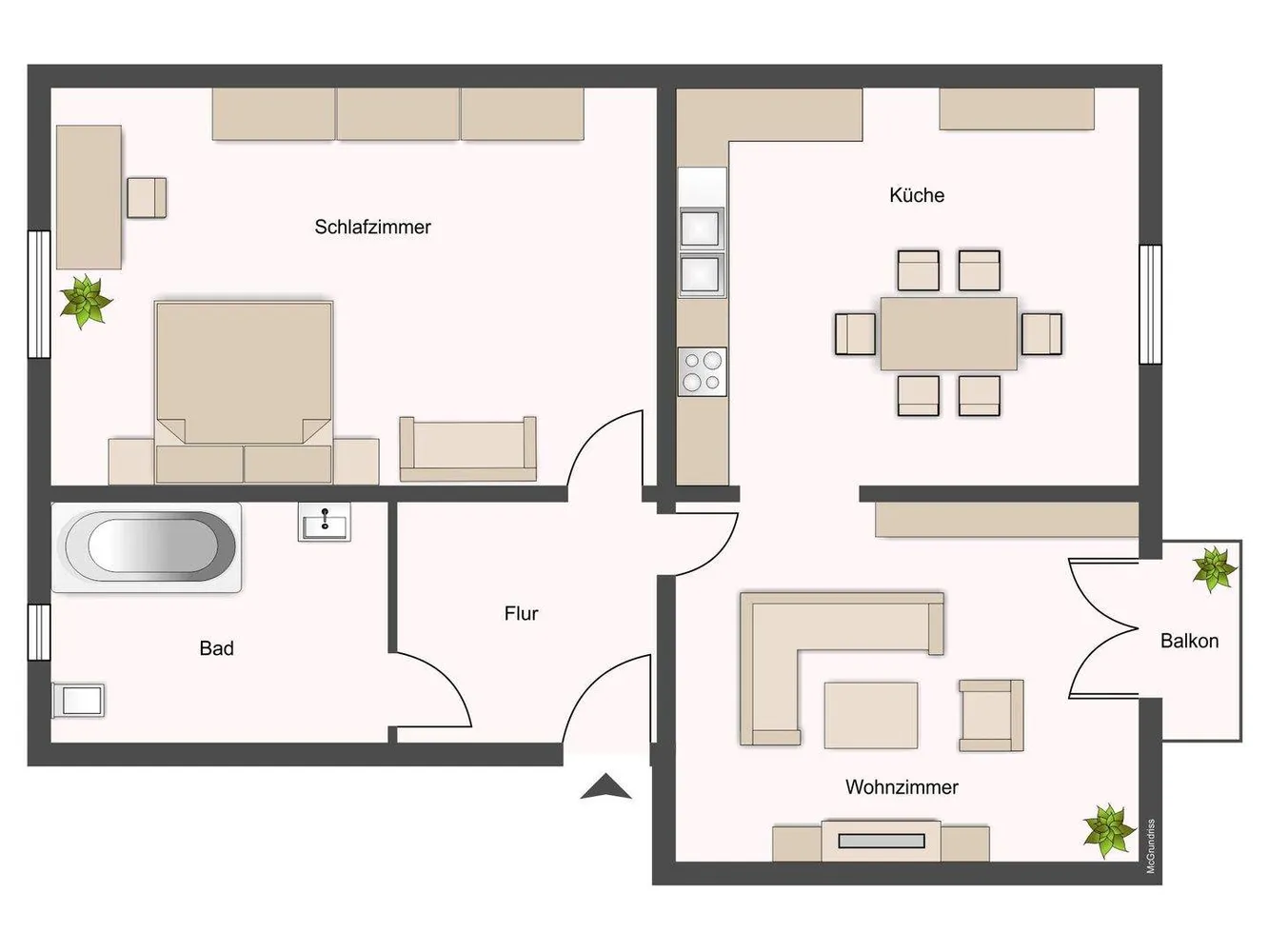 2 Zimmer Wohnung mit 45 m² in Chemnitz – Bild 9