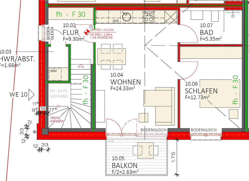 3 Zimmer Wohnung mit 63 m² in Nordhorn – Bild 3